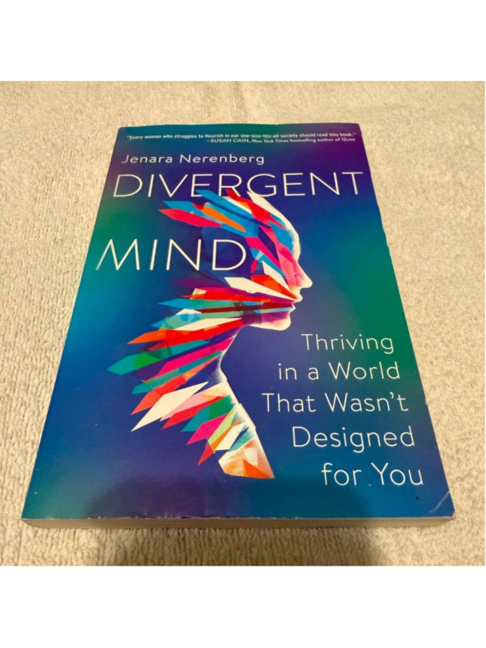 Divergent Mind by Jenara Nerenberg Paperback Self-Help Psychology Book